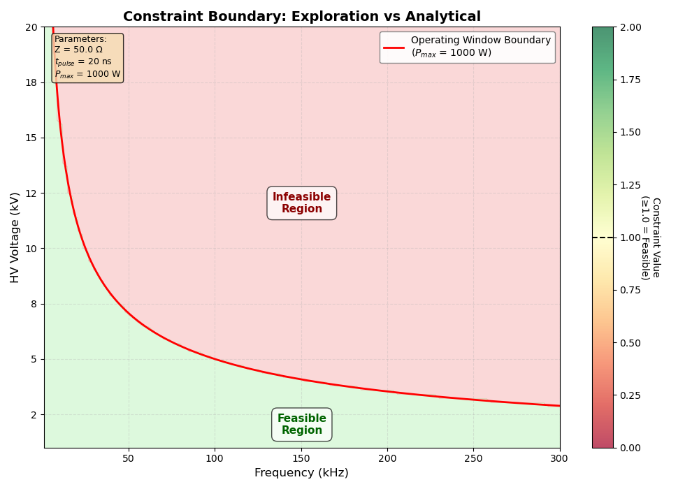 Constraint Boundary: Exploration vs Analytical
